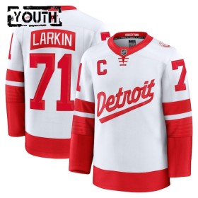 Dresovi Detroit Red Wings 2024-25 Fanatics Premium NHL Stadium Series Dylan Larkin Bijela - Dječji